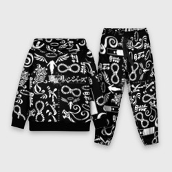 Детский костюм с толстовкой 3D Токийские мстители логобомбинг Tokyo Revengers logobombing