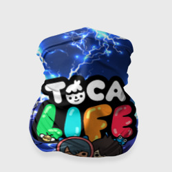 Бандана-труба 3D Toca Boca world молнии flash neon