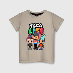 Детская футболка хлопок Toca Boca world Toca life Герои игры