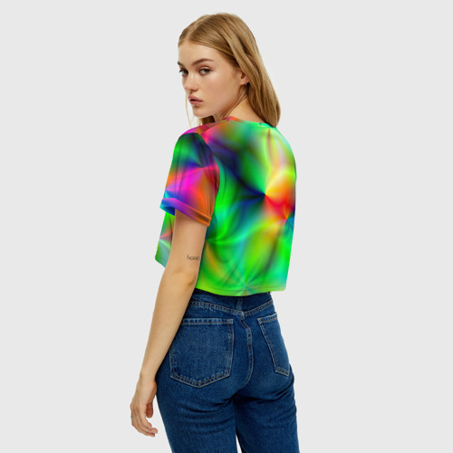 Женская футболка Crop-top 3D Тока бока Герои игры, цвет 3D печать - фото 5