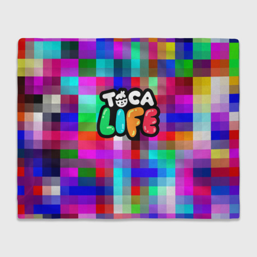 Плед 3D TOCA BOCA LOGO PIXEL | COLOR GEOMETRY