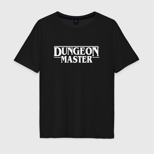 Мужская футболка хлопок Oversize Dungeon master Гачимучи белый