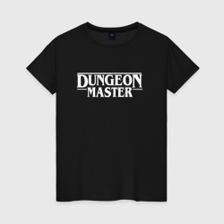 Женская футболка хлопок Dungeon master Гачимучи белый