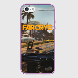 Чехол для iPhone 5/5S матовый Far Cry 6 game art