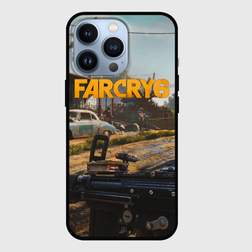 Чехол для iPhone 13 Pro Far Cry 6 game art, цвет черный