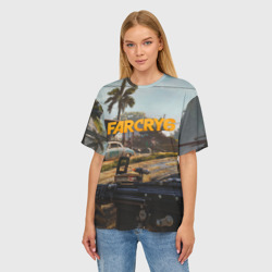 Женская футболка oversize 3D Far Cry 6 game art - фото 2