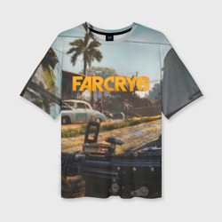 Женская футболка oversize 3D Far Cry 6 game art