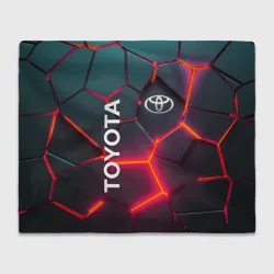 Плед 3D Toyota 3D neon Тойота 3Д плиты неон