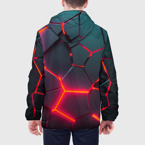 Мужская куртка 3D Toyota 3D neon Тойота 3Д плиты неон, цвет 3D печать - фото 5