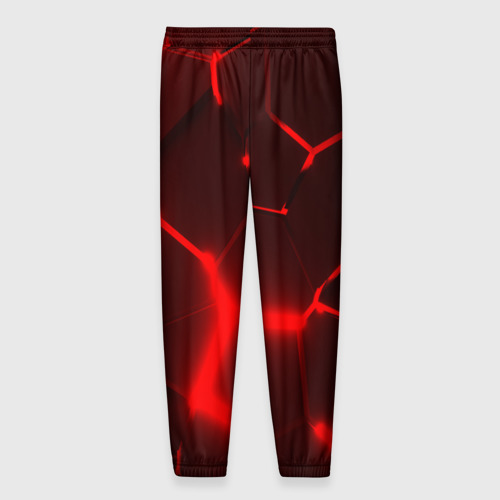 Мужские брюки 3D Лексус красные 3Д плиты, цвет 3D печать - фото 2