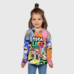 Детский лонгслив 3D Toca Boca life Герои - фото 2