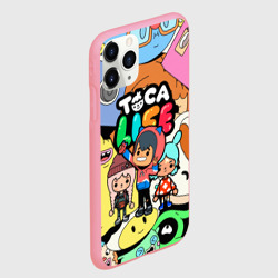 Чехол для iPhone 11 Pro Max матовый Toca Boca life Герои - фото 2