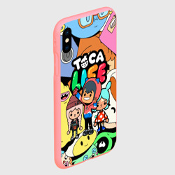 Чехол для iPhone XS Max матовый Toca Boca life Герои - фото 2