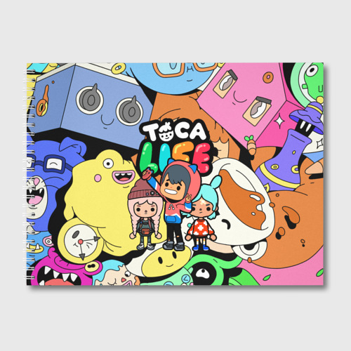 Альбом для рисования Toca Boca life Герои