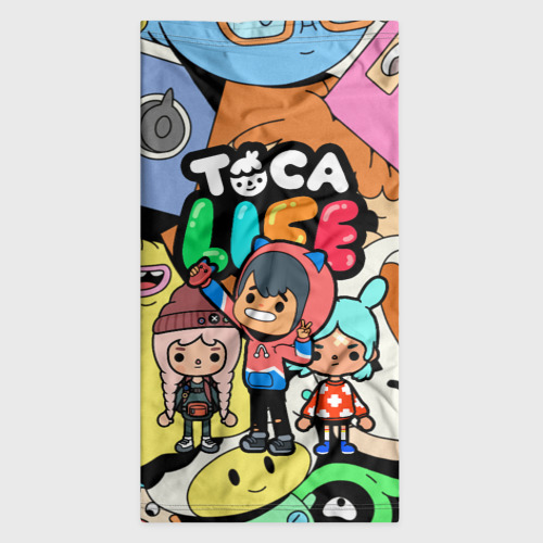 Бандана-труба 3D Toca Boca life Герои, цвет 3D печать - фото 7