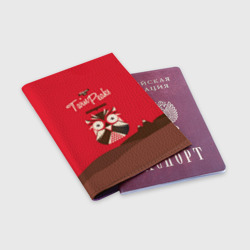 Обложка для паспорта матовая кожа Fire walk with me Twin Peaks - фото 2