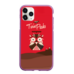 Чехол для iPhone 11 Pro Max матовый Fire walk with me Twin Peaks