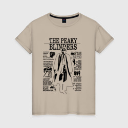 Женская футболка хлопок The Peaky Blinders Shelby