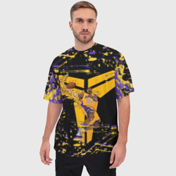 Мужская футболка oversize 3D Los Angeles Lakers NBA - фото 2