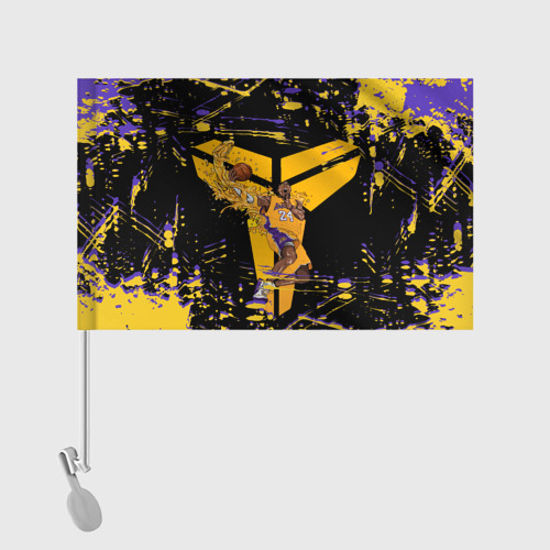 Флаг для автомобиля Los Angeles Lakers NBA - фото 2