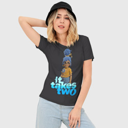 Женская футболка 3D Slim It Takes Two Мэй - фото 2