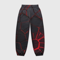 Женские джоггеры оверсайз 3D Адские 3D плиты 3Д геометрия плиты