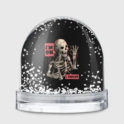 Игрушка Снежный шар Я В Порядке Im Ok