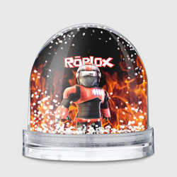 Игрушка Снежный шар Roblox fire Роблокс огонь пожарный