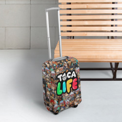 Чехол для чемодана 3D Toca Boca game Тока бока - фото 2