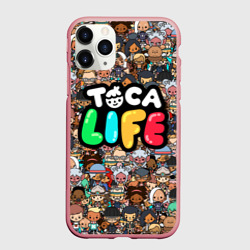 Чехол для iPhone 11 Pro Max матовый Toca Boca game Тока бока