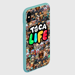 Чехол для iPhone XS Max матовый Toca Boca game Тока бока - фото 2