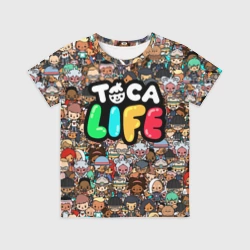 Детская футболка 3D Toca Boca game Тока бока