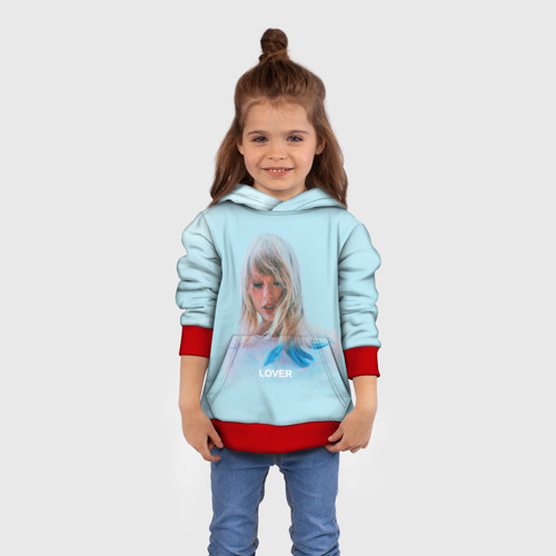 Детская толстовка 3D TS Lover, цвет красный - фото 4