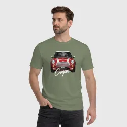 Мужская футболка хлопок Авто Mini Cooper - фото 2