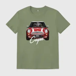 Мужская футболка хлопок Авто Mini Cooper