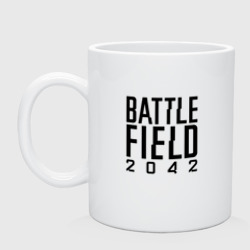 Кружка керамическая Battlefield 2042 логотип
