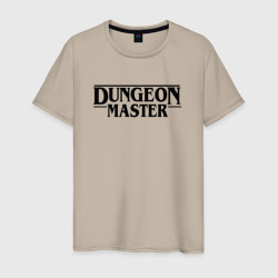 Мужская футболка хлопок Dungeon master Гачимучи чёрный лого