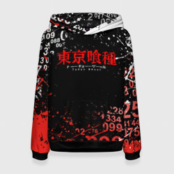 Женская толстовка 3D Tokyo ghoul минус 7 Токийский гуль 1000-7