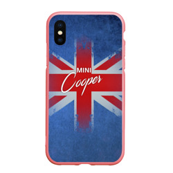 Чехол для iPhone XS Max матовый Mini Cooper Великобритания