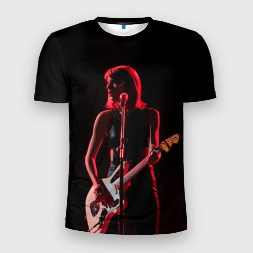 Мужская футболка 3D Slim с принтом Тейлор на концерте, вид спереди #2