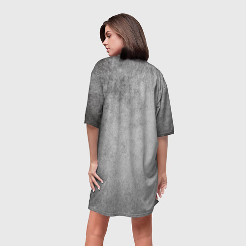 Платье-футболка 3D Maшина Mini, цвет 3D печать - фото 4