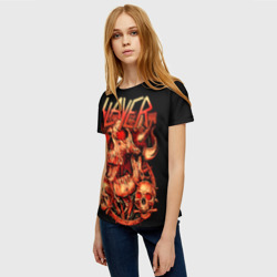 Женская футболка 3D Slayer, Reign in Blood - фото 2
