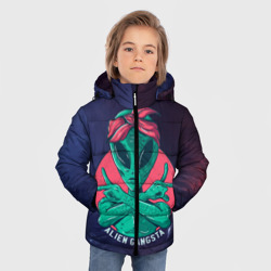 Зимняя куртка для мальчиков 3D Инопланетянин Гангста - фото 2