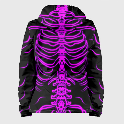 Женская куртка 3D Розовые кости, цвет черный - фото 2