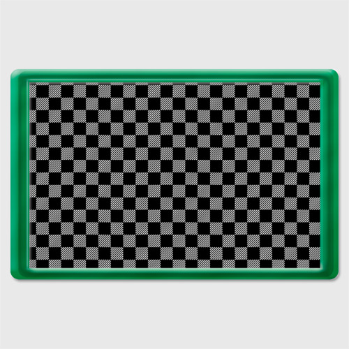 Магнит 45*70 Шахматные Клетки, цвет зеленый
