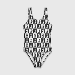 Детский купальник 3D Шахматные фигуры - фото 2