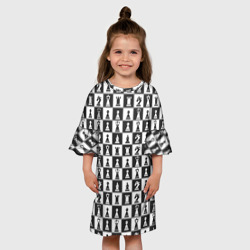 Детское платье 3D Шахматные фигуры - фото 2