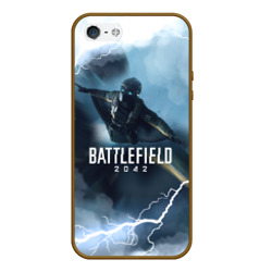 Чехол для iPhone 5/5S матовый Wingsuit Battlefield 2042