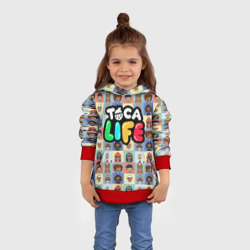 Детская толстовка 3D Toca Boca characters Тока бока персонажи - фото 2