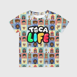 Детская футболка 3D Toca Boca characters Тока бока персонажи